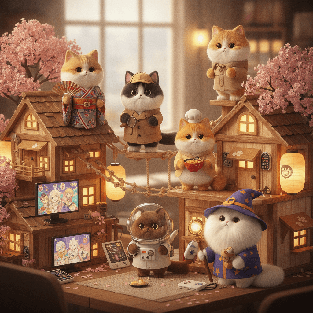 ネコノクラちゃん キャラクター一覧:癒やしとエンタメを繋ぐ猫たちの魅力